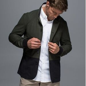 Lululemon Men's Blazer Car Coat Jacket Preppy Size L